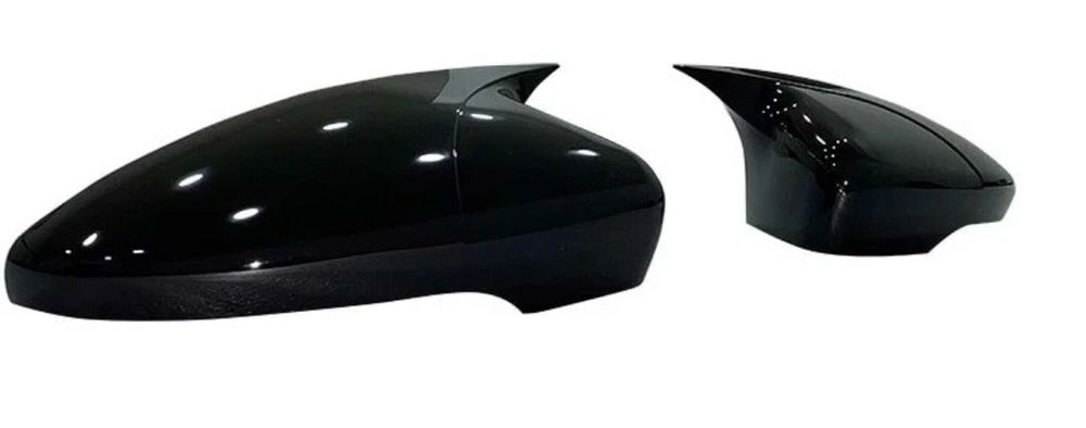Capace oglinzi Batman style VW Passat B7 2011-2014 negru lucios
