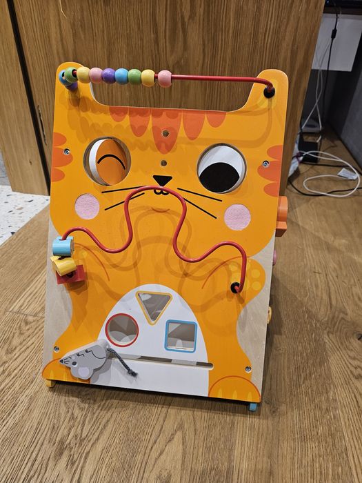 Проходилка Janod Wooden Activity Baby Walker Cat - 21.1" Tall - Ages 12 Months+ - J08005