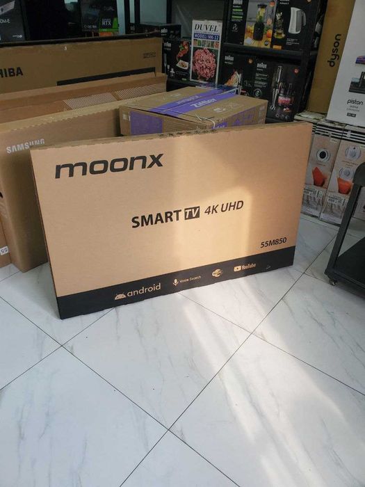 Телевизор moonx 55 4K Smart TV двойной плут голосовой управления есть