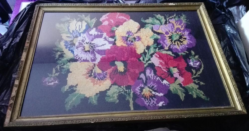 Гоблен Цветя Ретро