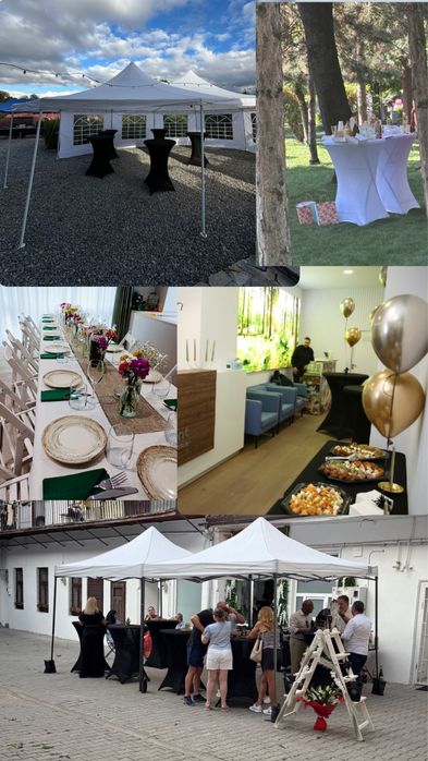 Scaune mese evenimente Arcada foto scara sampanie frapiere scaune decoratiuni si corturi evenimente