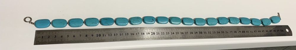 Продам бусы прессованная бирюза