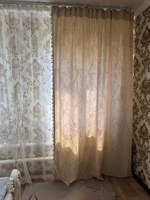 Тюль со шторами на окно