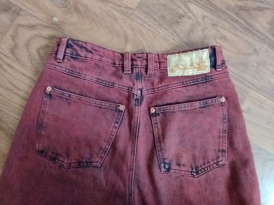 Бордовые джинсы Cropp #Denim.