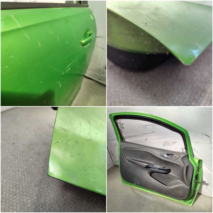 Ușă Față Stânga Opel Corsa E Hatchback Verde Cod Culoare GLE 2015 / [2014-2019] / 1343348 (2A)