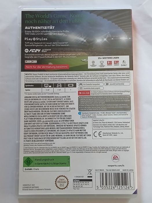 Joc nintendo switch FC 24