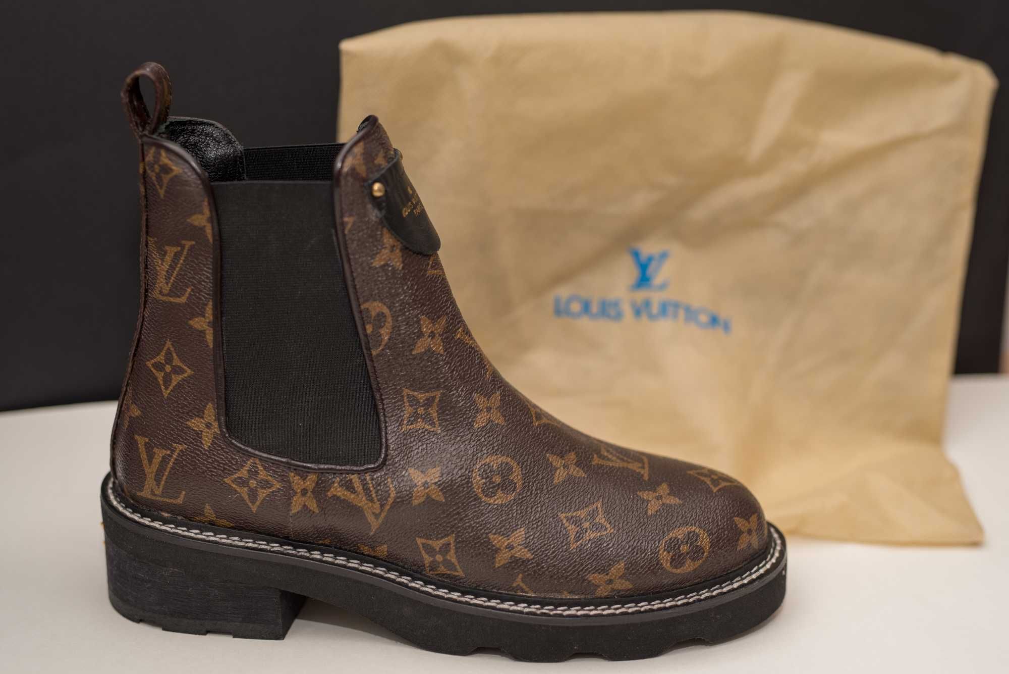 Louis Vuitton ankle boots - ghete pana la glezna Bucuresti Sectorul 3 •