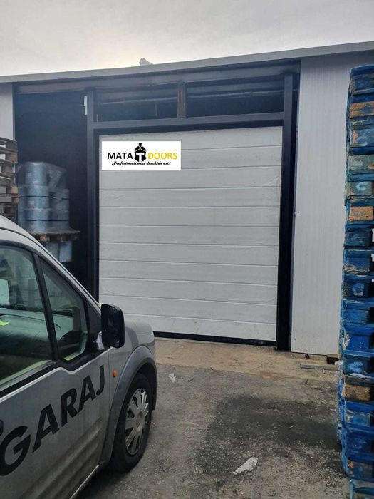 Usa L4xH4 gri. Usi sectionale/garaj/hale/rezidentiale/industriale