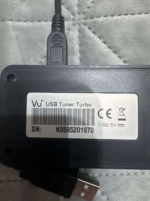 Tuner TV VU+ Turbo 2, hibrid DVB-T2/C, USB