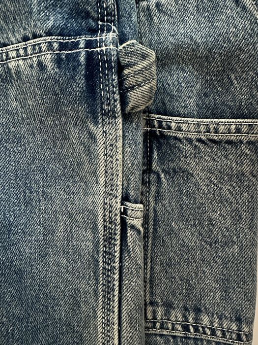 Мъжки сини дърводелски дънки Zara