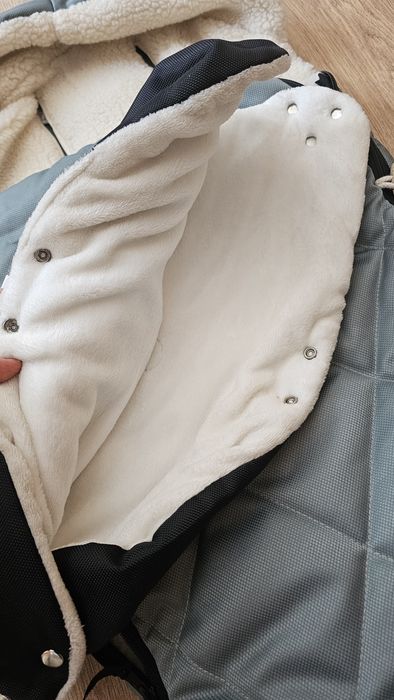 Бебешки чувал с мека овча вълна Kaiser XL Ears Wool
