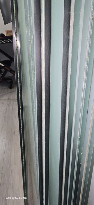 Sticlă mată dublă terasă