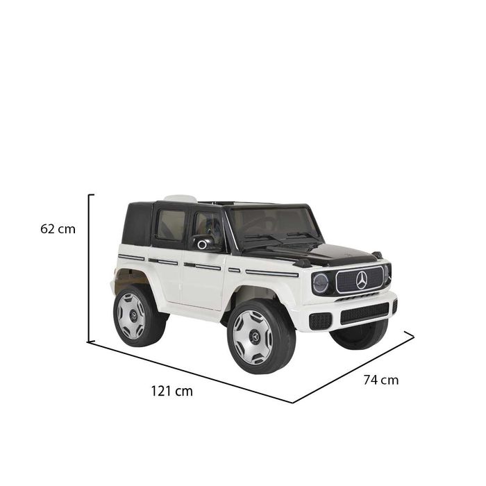 ТОП ЦЕНА!НОВО!Акумулаторен джип MERCEDES EQG с 12Vбатерия,МЕКИ гуми