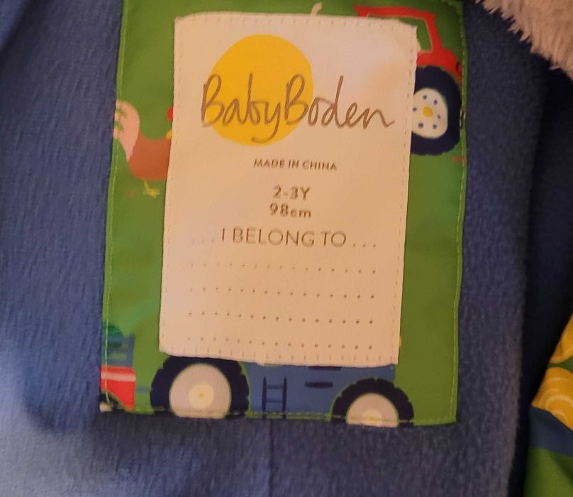 Salopeta combinezon SKI impermeabila vatuita BODEN 2-3 ani 98cm