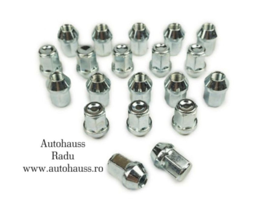 Piulite prezoane Negre  M12 x 1,25 Suzuki Nissan Subaru Lada Niva