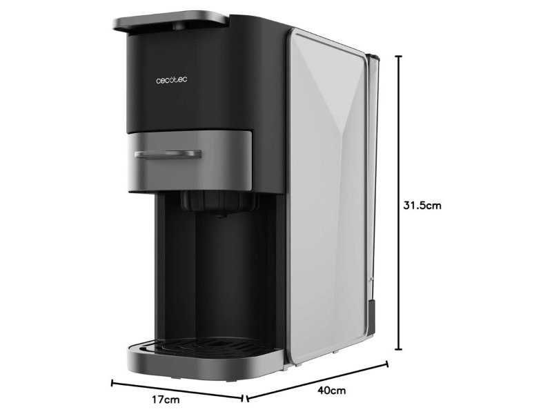 Мултикапсулна Кафемашина 4 в 1 Cecotec FreeStyle Compact, 20 bar