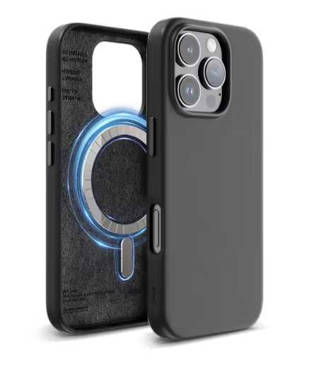 Husă magnetică elago din piele compatibilă cu iPhone 16 Pro