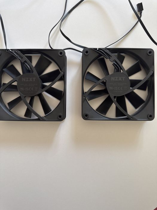 Set 2 Ventilatoare PC NZXT 120mm (F120) Negre
