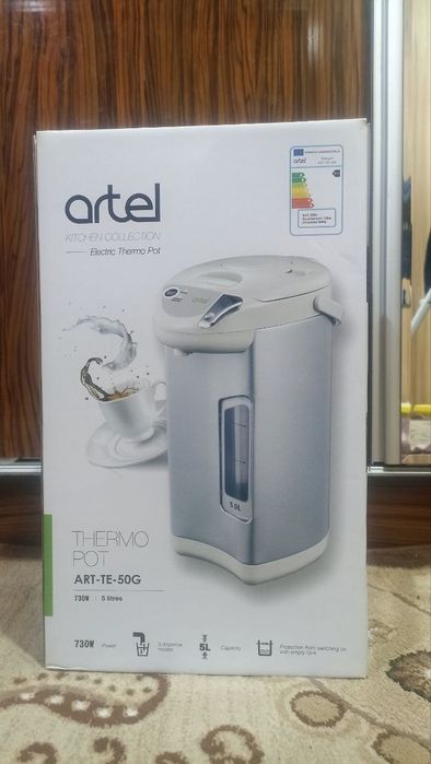 Термопот артел 5 литр Оригинал 
Цена: 900 000 сум, срочн