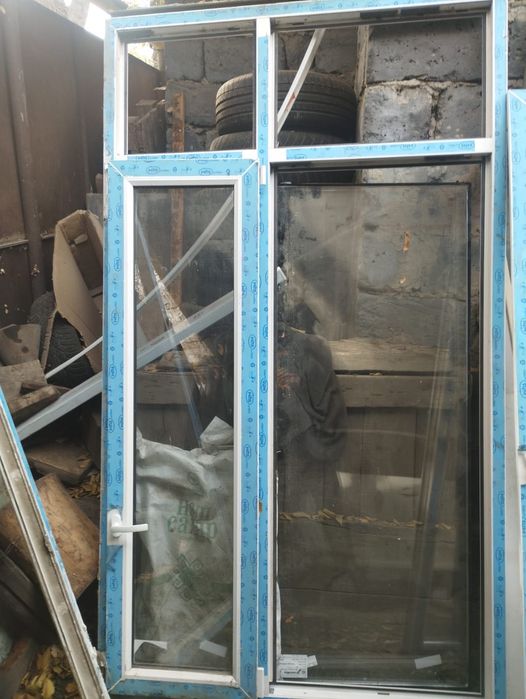 Срочно продам окна двери б/у