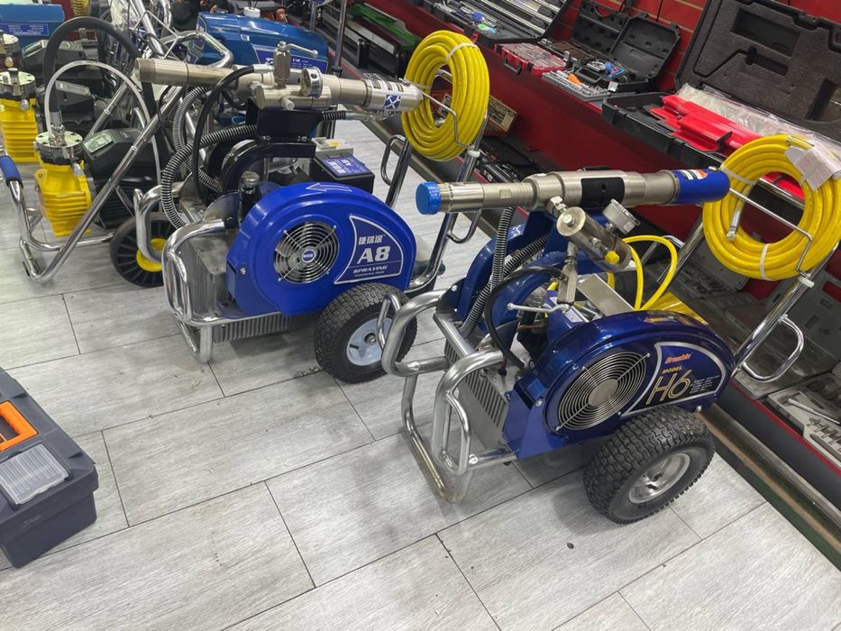 Краскораспылитель безвоздушный H6A8 Краска шпаклофка сепадиган аппарат