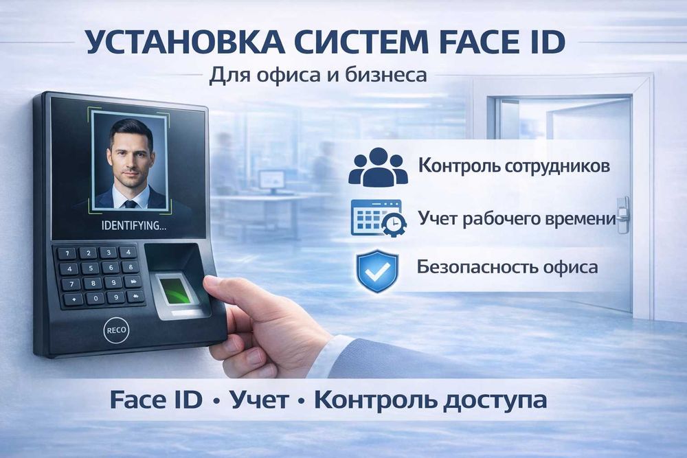 Face ID | Фейс айди | Контроль доступа | Система учета сотрудников