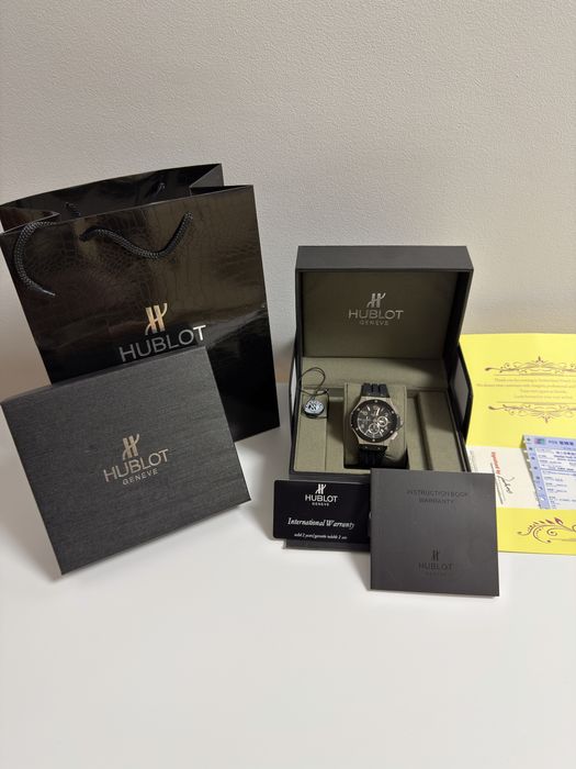 Ceas Hublot big bang  black-silver