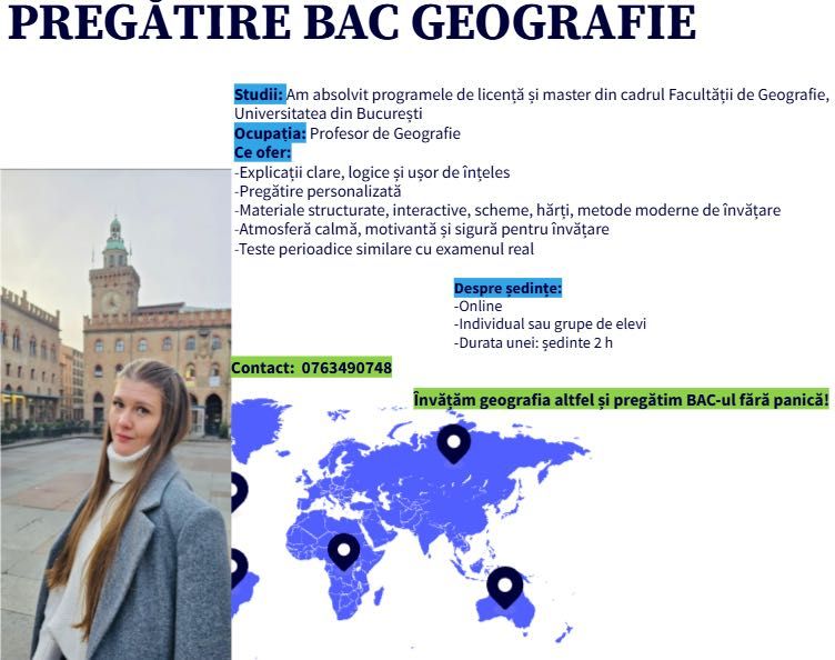 Pregătire BAC Geografie