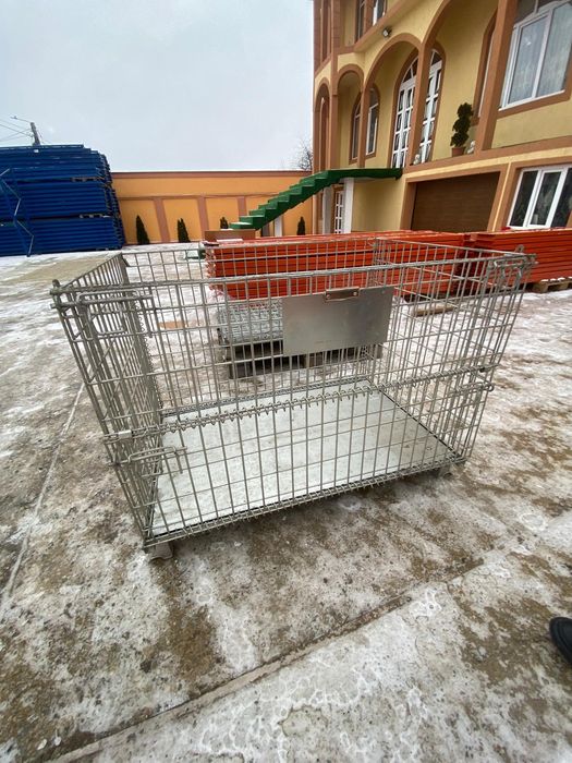 Box paleți  zincate  pliabili 120/80/90  sunt pe stoc 1000