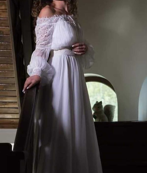 Rochie de mireasa din matase naturala