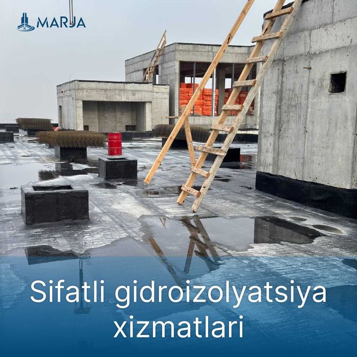 Профгидроизоляция домов, крыш / Uy va tom gidroizolyatsiyasi,falgoizol