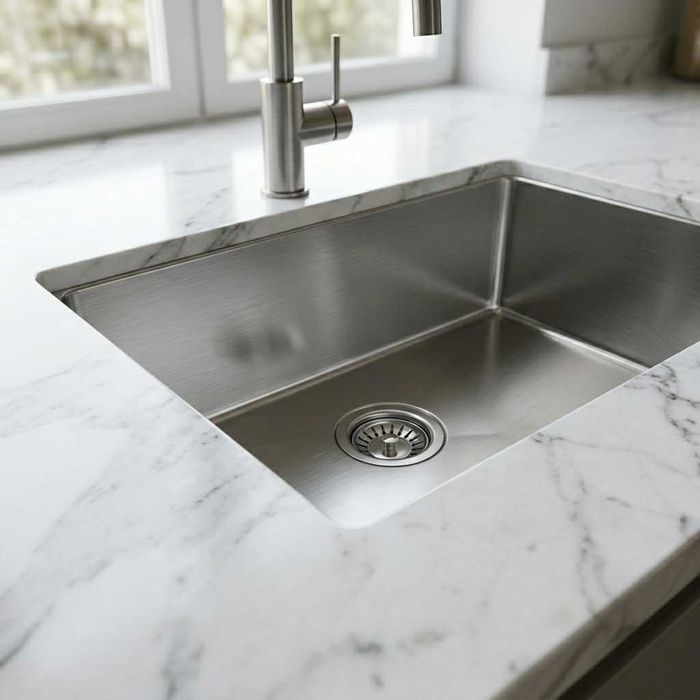 Nerjaveyka Мойка для кухни 2 талик (двойная) нержавейка Sergeli