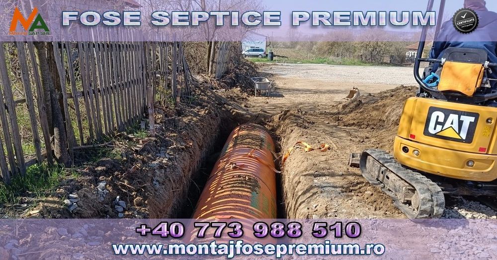 Fose septice premium rezervor hidrocarburi, stații de epurare