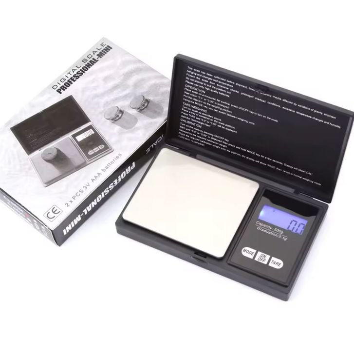 Cantar Electronic Bijuterii LCD Digital, 200 g, Precizie 0.01 g