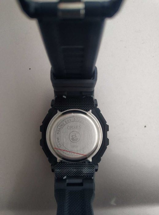OHSEN Мъжки ръчен спортен цифров часовник водоустойчив дата, месец