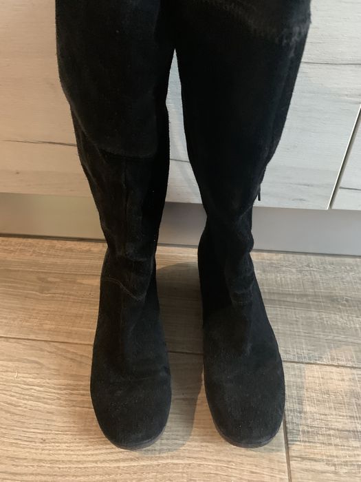 Cizme piele intoarsa Bata marimea 36