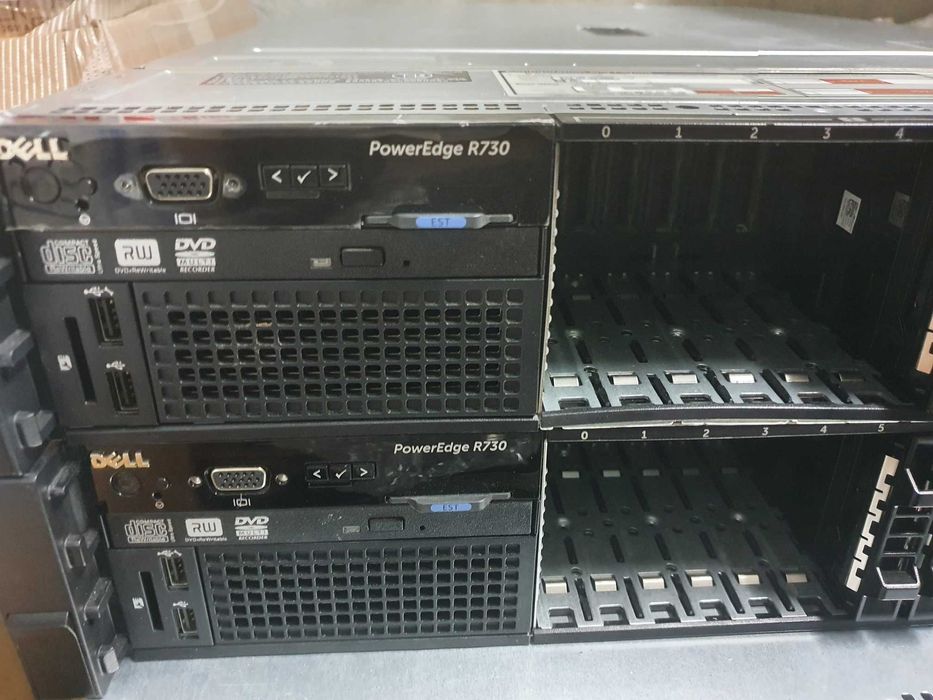 3бр Dell PowerEdge R730 сървър, 64/32GB, H730 RAID