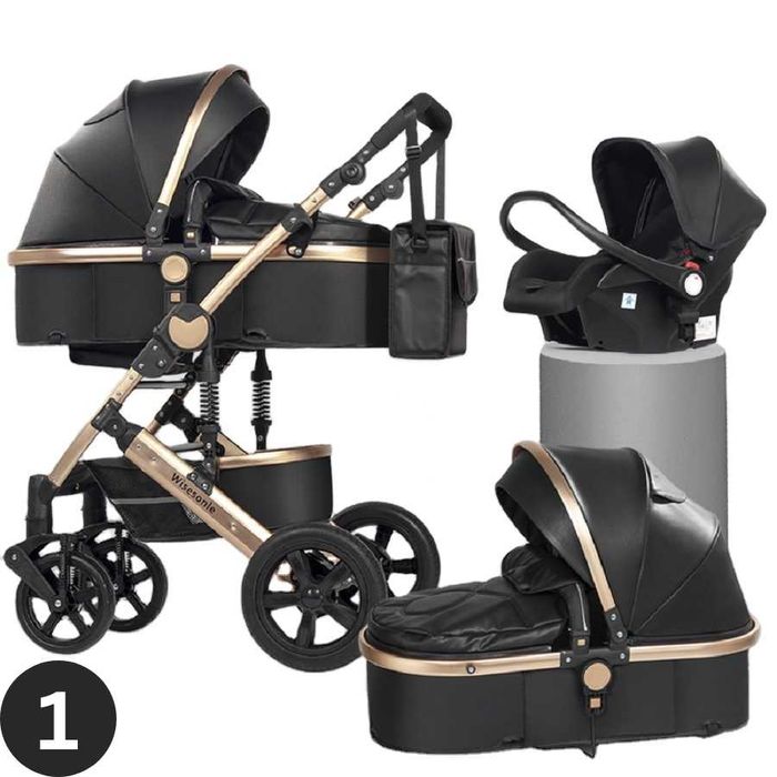 Луксозна Детска/Бебешка Количка 3 в 1  - За Вашия Най-Скъп Дар!