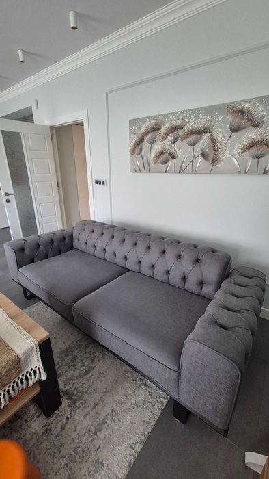 Дизайнерски диван 2 броя - капитонирани