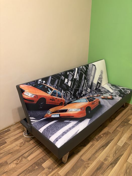 Canapea extensibilă / pat de o persoană – dimensiune mică