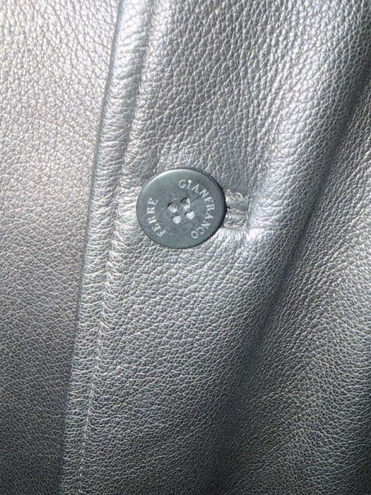 Haina lunga piele naturala Gianfranco Ferre, masura 56, stare perfecta