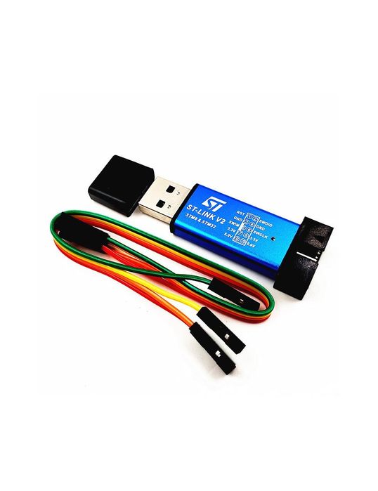Програматор ST-Link V2 за STM32 STM8 ST-LINK + кабели