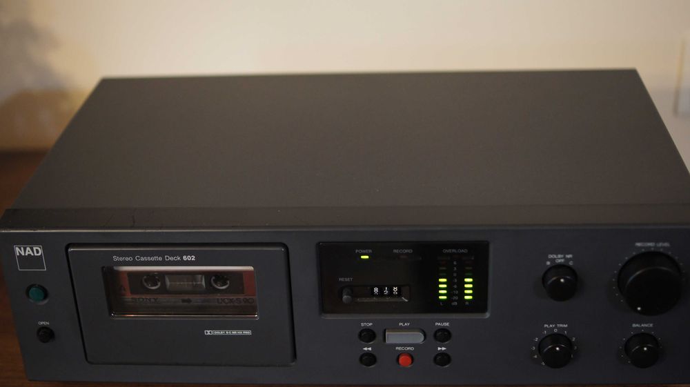 Casetofon deck NAD 602,service efectuat,conditie excelenta.Metal,Play Trim,Dolby B/C