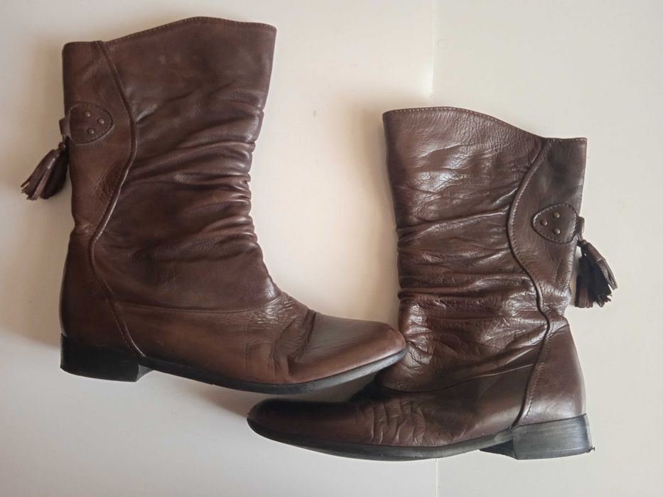 Mister Minit дамски ботуши естествена кожа