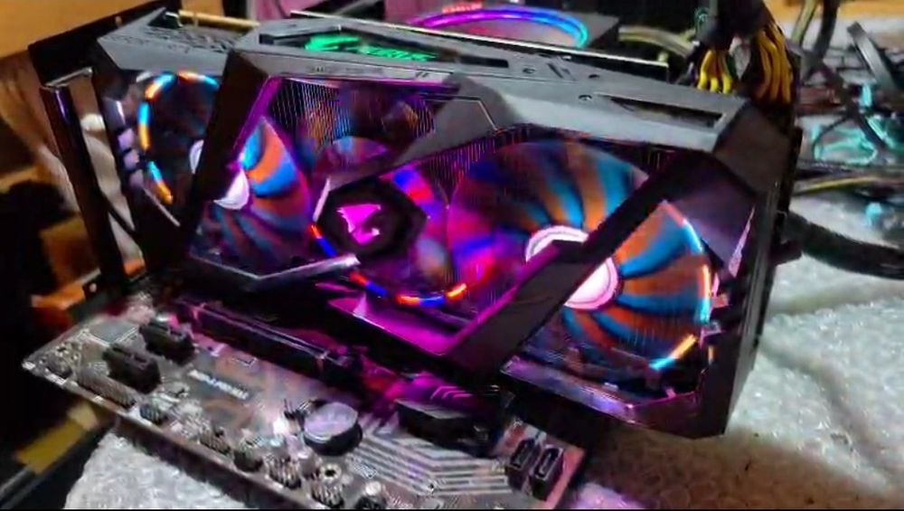 Placa Video rtx 2080 super 8gb aorus gigabyte