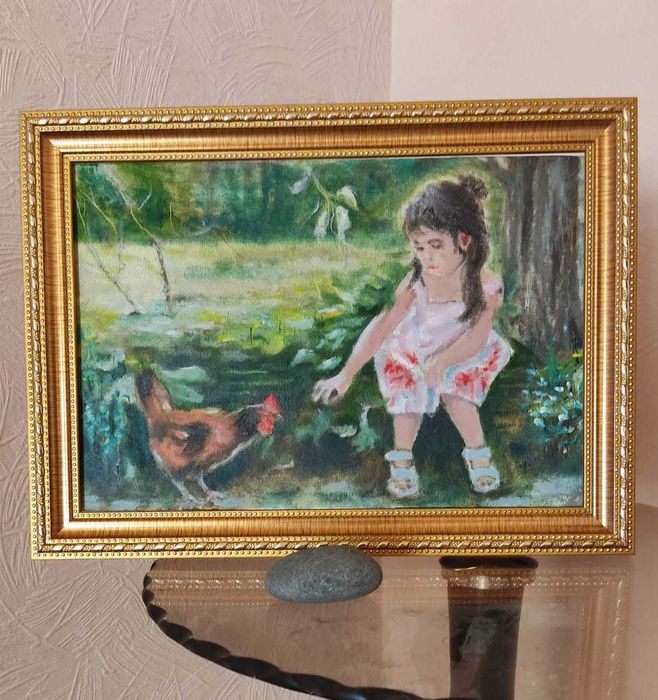 Живопись, холст, картон, масло.