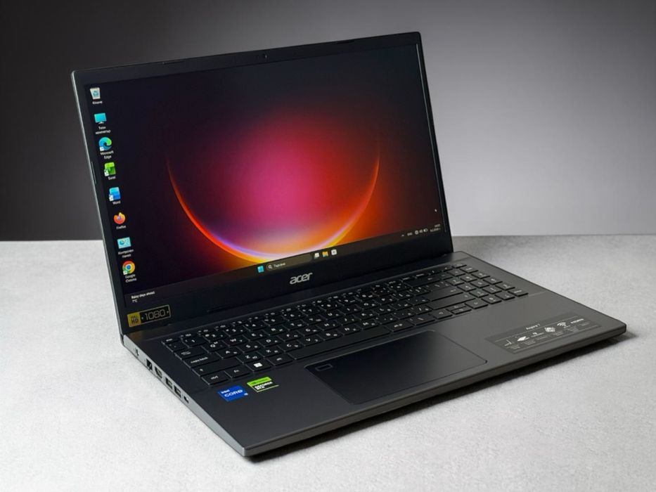 Лаптоп Acer Aspire 7 15.6" Full HD i5-12450H 16RAM 512GB RTX 2050 Перфектен! 2г.Гаранция
