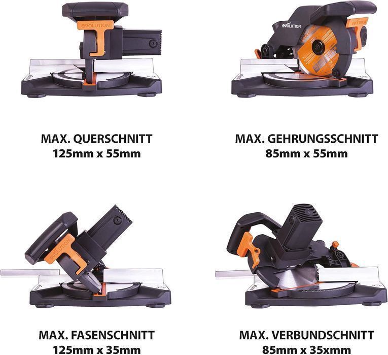 Fierastrau unghiular Evolution R210CMS 1200W FOLOSIT 265 lei