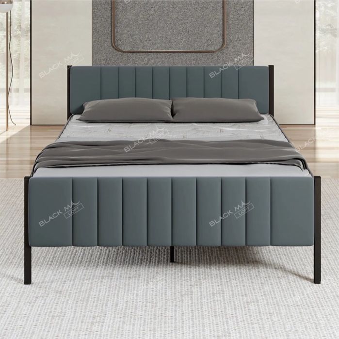 Двуспальная кровать VESTRA | Металл loft krovat, Темир крават