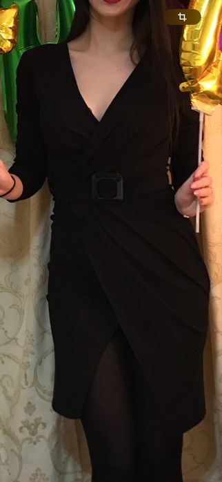 Rochie scurta neagra eleganta de ocazie
